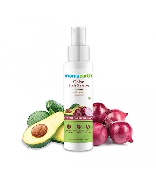 Mamaearth Onion Hair Serum with Onion and Biotin for Strong, Frizz-Free Hair - 100 ml